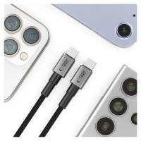 Tech-Protect Ultraboost DNA MagTwist USB-C PD Cable 100W / 5A 100 cm - Gray