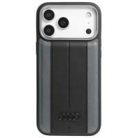 Audi A6 Synthetic Leather MagSafe Case for iPhone 17 Pro Max - Black