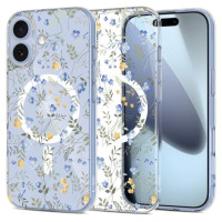 Tech-Protect FlexAir MagSafe Case for iPhone 17 - Daisies with Leaves