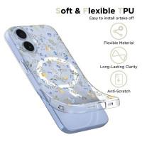 Tech-Protect FlexAir MagSafe Case for iPhone 17 - Daisies with Leaves