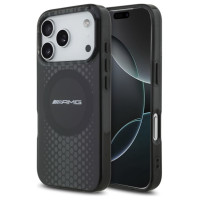 Mercedes AMG Double Layer Transparent Graphics MagSafe Case for iPhone 17 Pro - Black