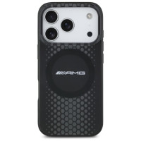 Mercedes AMG Double Layer Transparent Graphics MagSafe Case for iPhone 17 Pro - Black