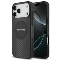 Mercedes AMG Double Layer Transparent Graphics MagSafe Case for iPhone 17 Pro Max - Black