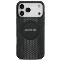 Mercedes AMG Double Layer Transparent Graphics MagSafe Case for iPhone 17 Pro Max - Black