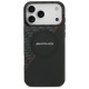 Mercedes AMG Double Layer Transparent Rhombs MagSafe Case for iPhone 17 Pro Max - Black and Red