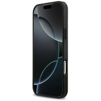 Mercedes AMG Double Layer Transparent Rhombs MagSafe Case for iPhone 17 Pro Max - Black and Red