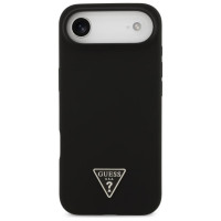 Guess Silicone Triangle Logo MagSafe Case for iPhone 17 Air - Black