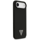 Guess Silicone Triangle Logo MagSafe Case for iPhone 17 Air - Black