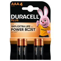 Duracell MN 2400 Plus Power Boost AAA (LR03) Blistera iepakojumā 4gb.
