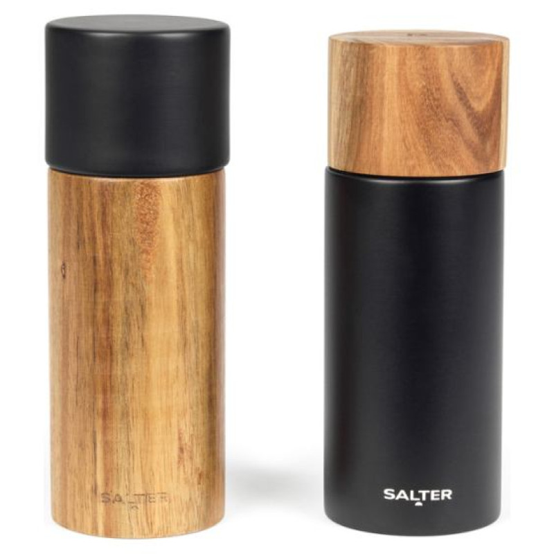 Salter BW12068EU7 Toronto Salt & Pepper Mills Black
