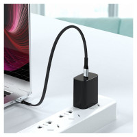 Dudao L10C USB-C - USB-C PD cable 100W 5A 0.23m - black