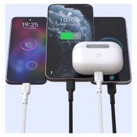 Dudao L9C 65W USB-C - USB-C 1m Cable - Black