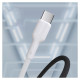 Dudao L9X 30W USB-C - Lightning Cable 2m - White