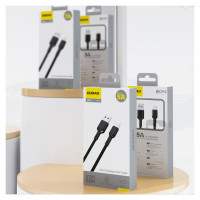 Dudao L9T 5A USB-A - USB-C Cable 1m - Black