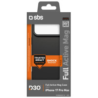 SBS Full Active Mag Case with D3O Technology for iPhone 17 Pro Max - Black
