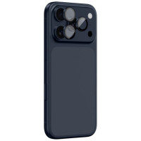 Amazingthing Lens Glass for iPhone 17 Pro / Pro Max with Blue Aluminum Frame