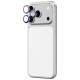 Amazingthing Lens Glass for iPhone 17 Pro / Pro Max with Rainbow Aluminum Frame