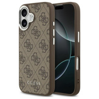Guess 4G Classic Logo MagSafe case for iPhone 17 - brown