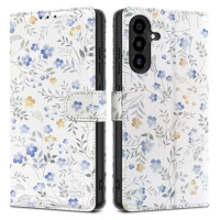 Tech-Protect Wallet Case for Samsung Galaxy A26 5G / A17 4G / 5G - Daisies with Leaves