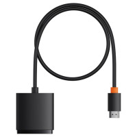 Baseus AirJoy 2in1 4K 60Hz bi-directional HDMI adapter with built-in 1m cable - black