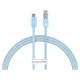 Baseus Explorer 100W USB-C - USB-C Cable with Intelligent Temperature Sensor 1m - Blue