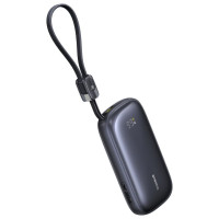 Baseus EnerFill FC21 QPow3 Ultra 10000mAh 22.5W Power Bank with Digital Display and Detachable Cable - Black