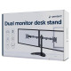 Gembird MONITOR ACC DESK STAND 13-32"/DUAL MS-D2ST-02 GEMBIRD
