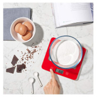 Russell Hobbs RH015711RAR Square digital scale 5kg red