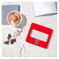 Russell Hobbs RH015711RAR Square digital scale 5kg red