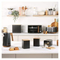 Salter BW12898EU7 Toronto 3-Piece Canister Set Black