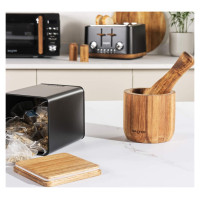 Salter BW12898EU7 Toronto 3-Piece Canister Set Black