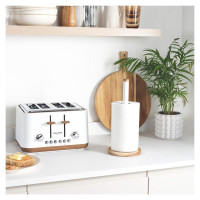 Salter BW13565W1EU7 Toronto Kitchen Roll Holder - White