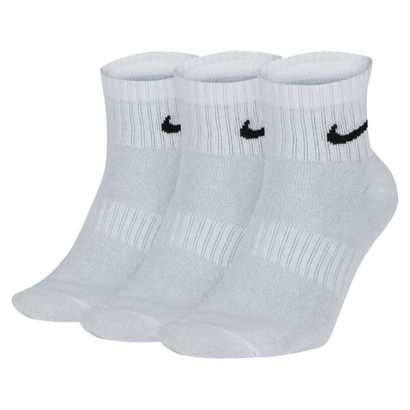 Nike Everyday Lightweight Ankle 3Pak M SX7677-100 socks (42 - 46)