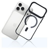 3Mk Protection 3mk Satin Armor MagCase for iPhone 17 Pro - Transparent Black