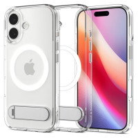 Spigen Ultra Hybrid "S" MagSafe Case for iPhone 17 - Clear and White