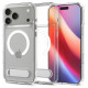 Spigen Ultra Hybrid "S" MagSafe Case for iPhone 17 Pro - Clear and White