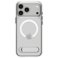 Spigen Ultra Hybrid "S" MagSafe Case for iPhone 17 Pro - Clear and White