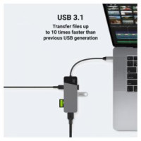Green Cell Dokstacija Green Cell USB-C 85W 7in1