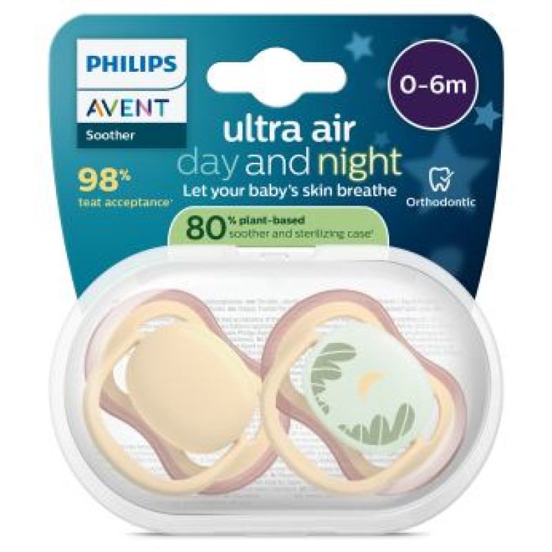 Philips Avent māneklītis Ultra Air day and night, 0-6M, (2gab) - SCF087/09