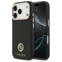 Guess Grained Strass Logo MagSafe case for iPhone 17 Pro - black