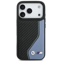 BMW M Carbon Logo MagSafe Case for iPhone 17 Pro - Blue