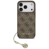 Guess 4G Charms Collection MagSafe case for iPhone 17 Pro - brown