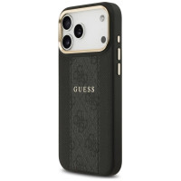 Guess 4G Stripe MagSafe case for iPhone 17 Pro Max - black