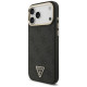 Guess 4G Triangle Logo MagSafe Case for iPhone 17 Pro Max - Black and Gold