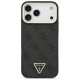 Guess 4G Triangle Logo MagSafe Case for iPhone 17 Pro Max - Black and Gold