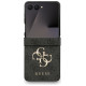 Guess Big 4G Logo Classic Logo Case for Samsung Galaxy Z Flip 7 - Black