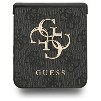 Guess Big 4G Logo Classic Logo Case for Samsung Galaxy Z Flip 7 - Black