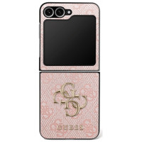 Guess Big 4G Logo Classic Logo Case for Samsung Galaxy Z Flip 7 - Pink