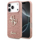 Guess Fixed Glitter Big 4G Case for iPhone 17 Pro - Pink