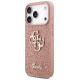 Guess Fixed Glitter Big 4G Case for iPhone 17 Pro - Pink